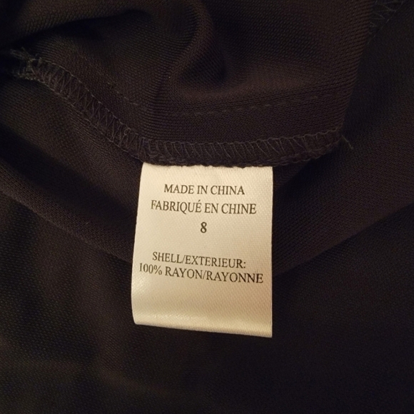 Theory Ivista Black Dress 3/4 Sleeves Size 8 NWT - Picture 10 of 14